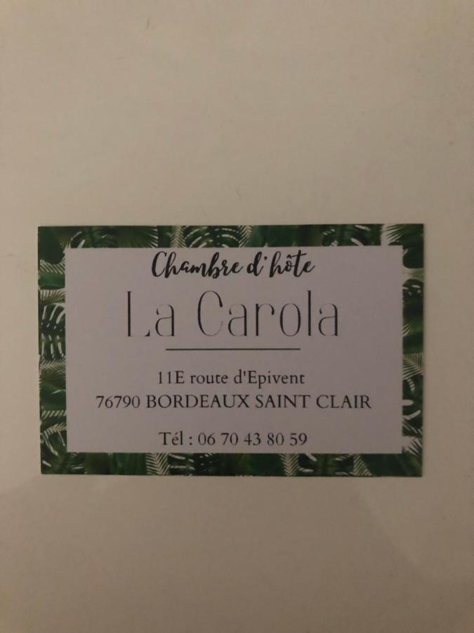 Bordeaux-Saint-Clair La Carola B&B 외부 사진